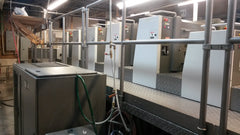 2007 Komori LSX 529C 24 x 29 LED press curing -  5 Color + Aqueous Coater