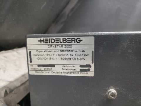 Picture of 2007 Heidelberg CD 102-Five Color +Aqueous Coating