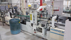 1995 Bobst Domino 90 Straight Line, auto bottom Gluer