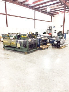 Picture of Svecia UV Screen Press for spot and flood UV Coating