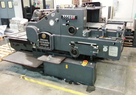 Picture of Heidelberg grey model SBD - 25 1/8 x 35 3/8  Cylinder Diecutter