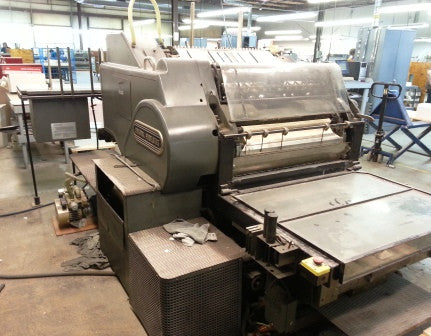 Picture of Heidelberg grey model SBD - 25 1/8 x 35 3/8  Cylinder Diecutter