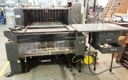 Picture of Heidelberg grey model SBD - 25 1/8 x 35 3/8  Cylinder Diecutter