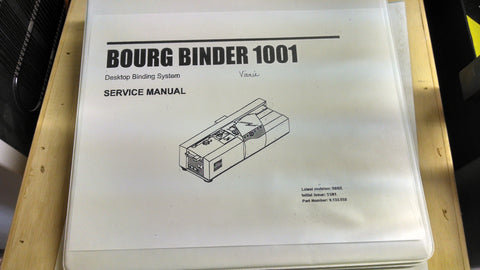 Picture of 2008 Bourg, Table top Padder/ Binder Model BB1001